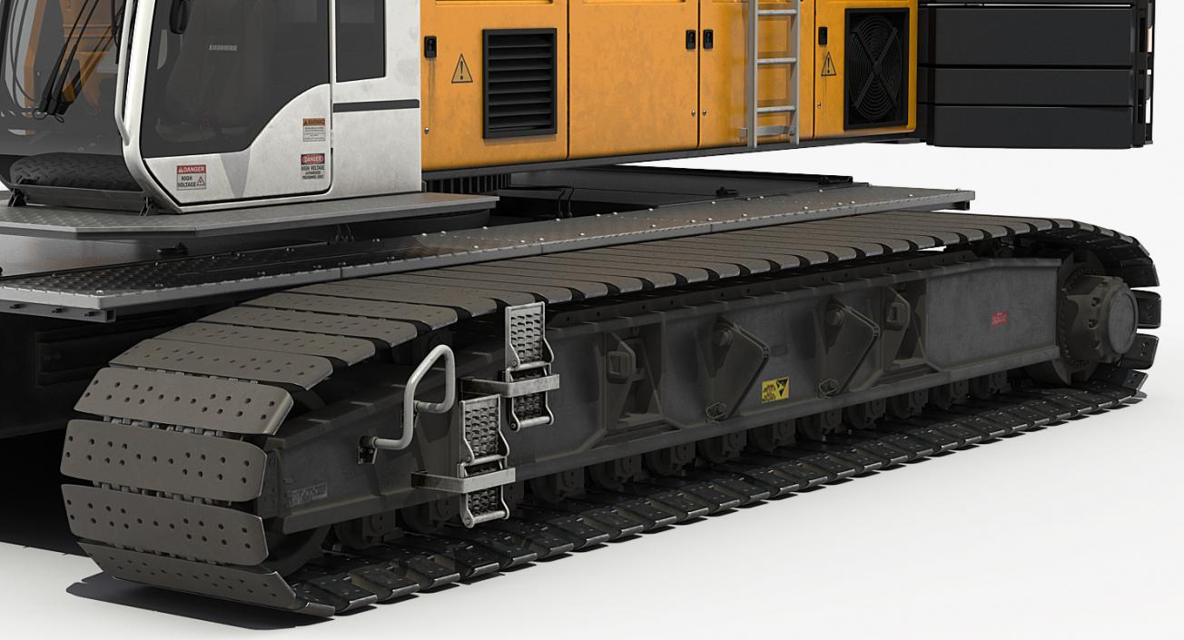 Crawler Crane Liebherr LR1250 3D model