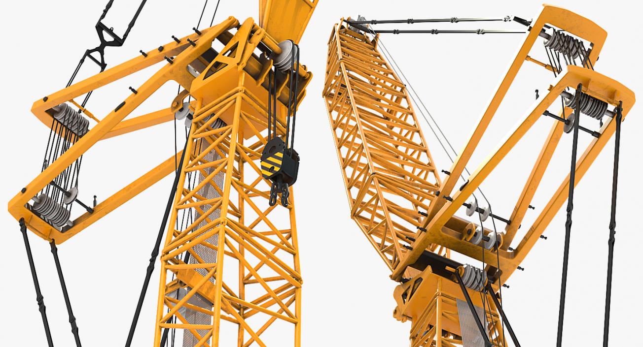 Crawler Crane Liebherr LR1250 3D model