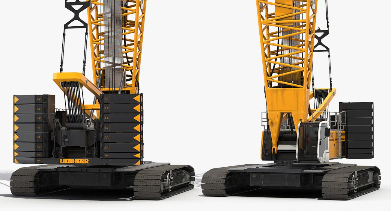 Crawler Crane Liebherr LR1250 3D model