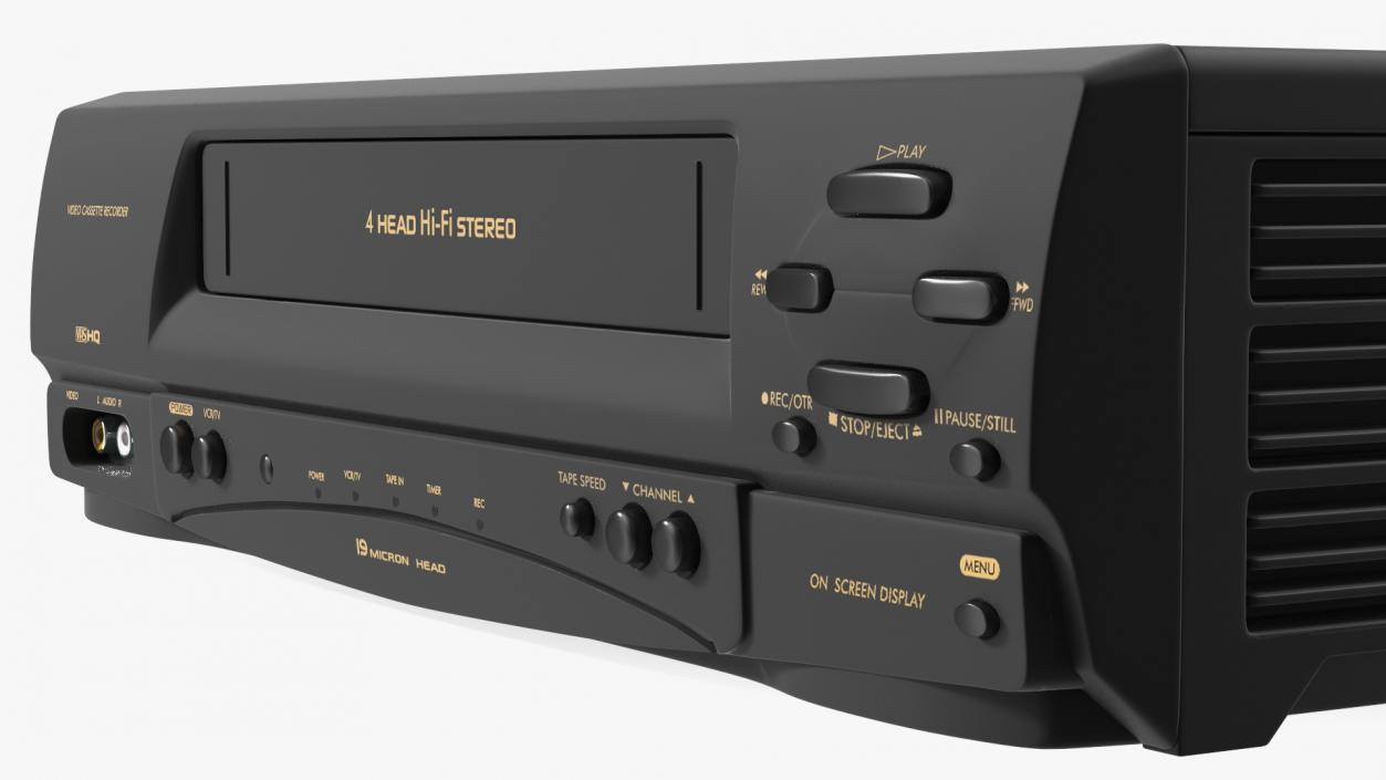 VHS Tape Player Recorder 3D model