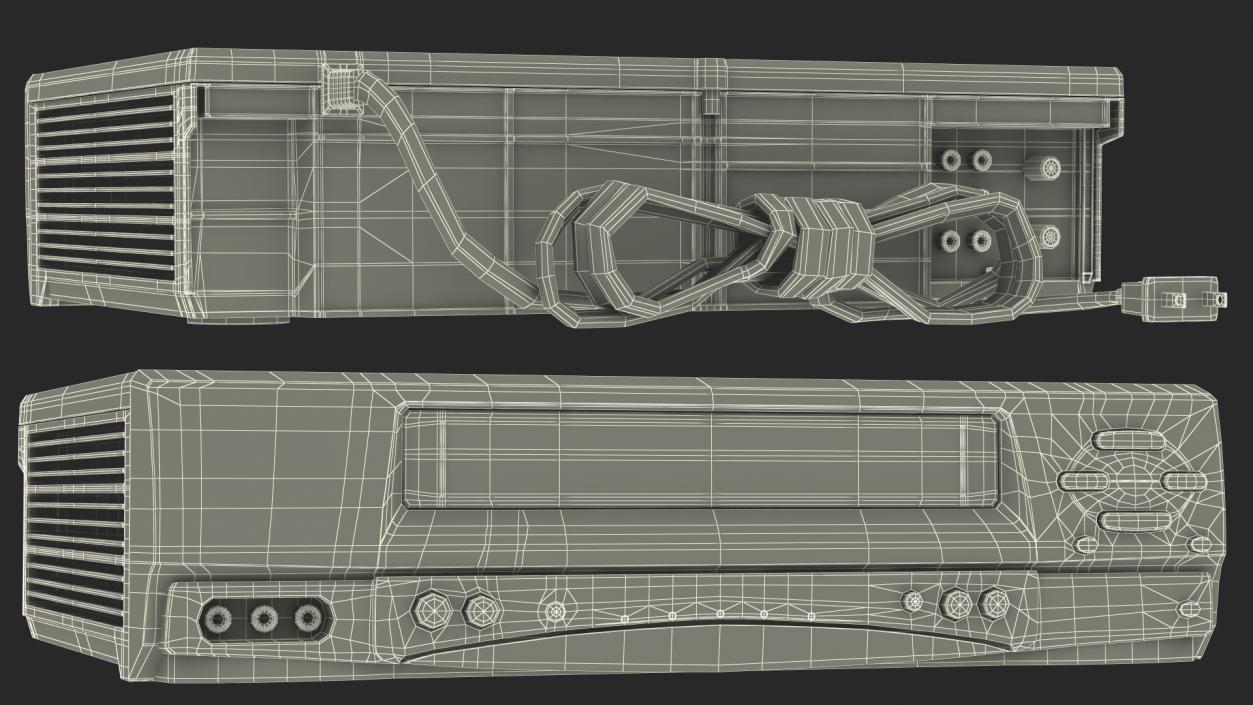 VHS Tape Player Recorder 3D model