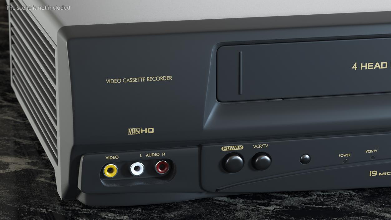 VHS Tape Player Recorder 3D model