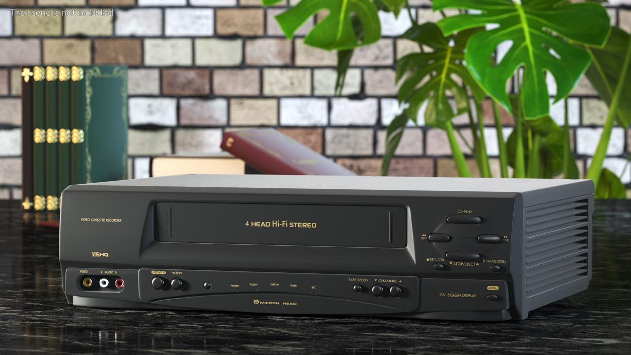 VHS Tape Player Recorder 3D model