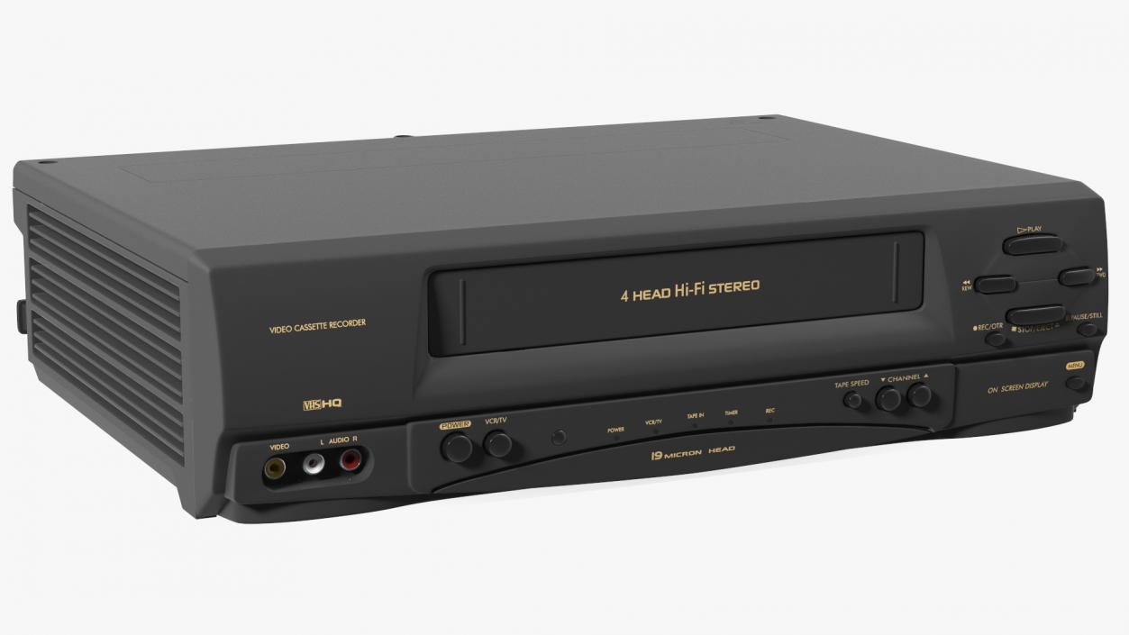 VHS Tape Player Recorder 3D model