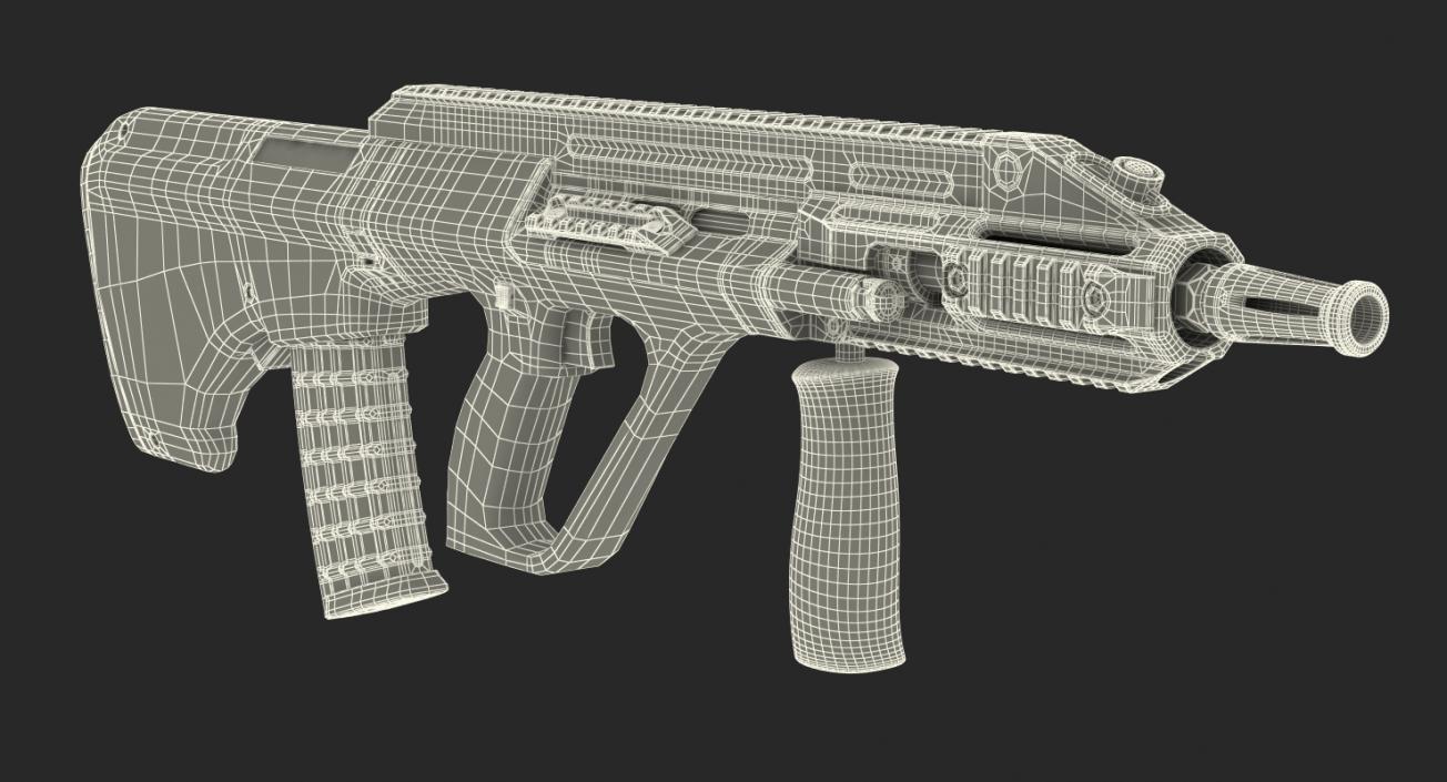 3D Assault Rifle Steyr AUG A3