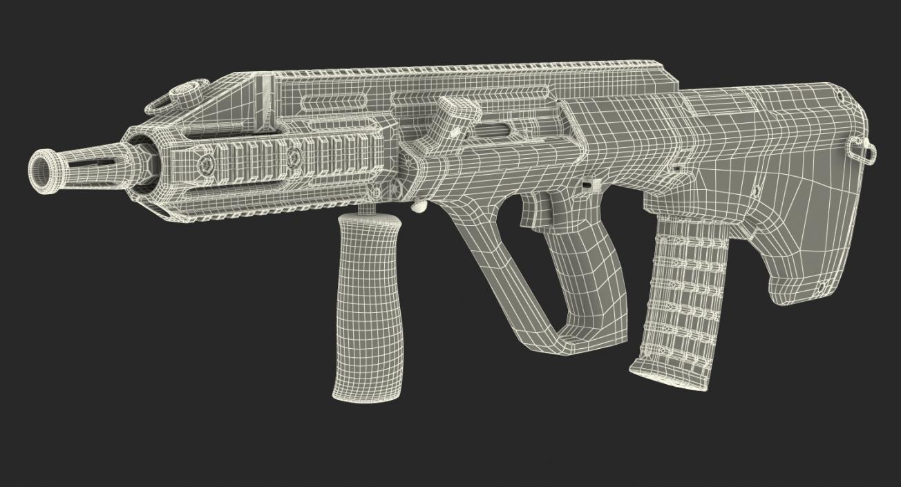 3D Assault Rifle Steyr AUG A3