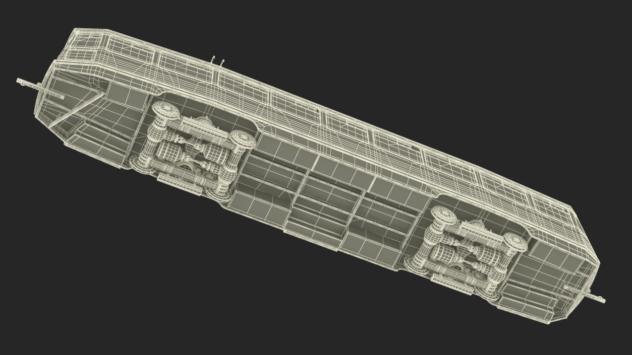 3D Soviet Tram KTM-5 New