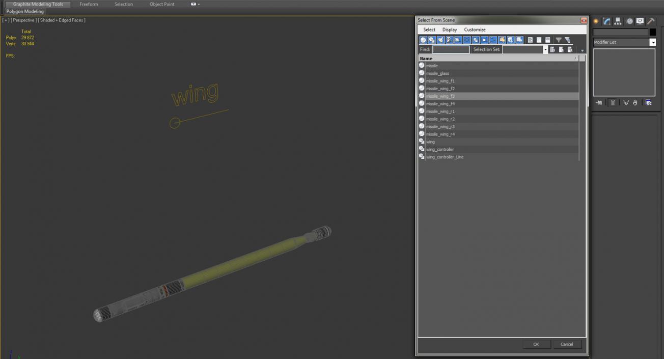 FIM-92 Stinger Missile Rigged 3D model