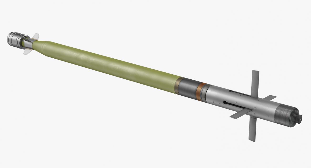 FIM-92 Stinger Missile Rigged 3D model