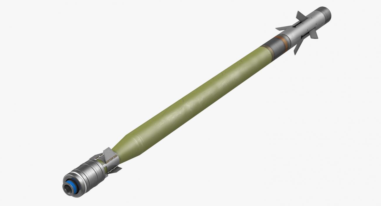 FIM-92 Stinger Missile Rigged 3D model