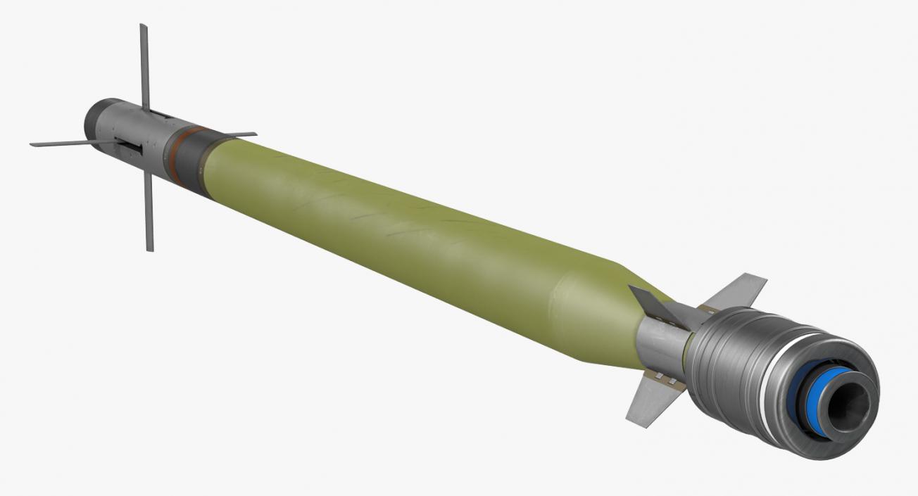 FIM-92 Stinger Missile Rigged 3D model