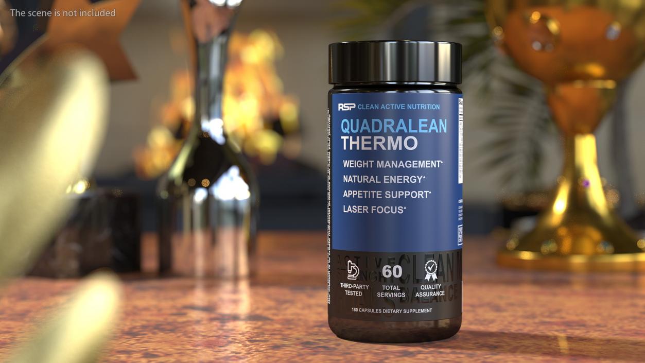 3D QuadraLean Thermo Fat Burner model