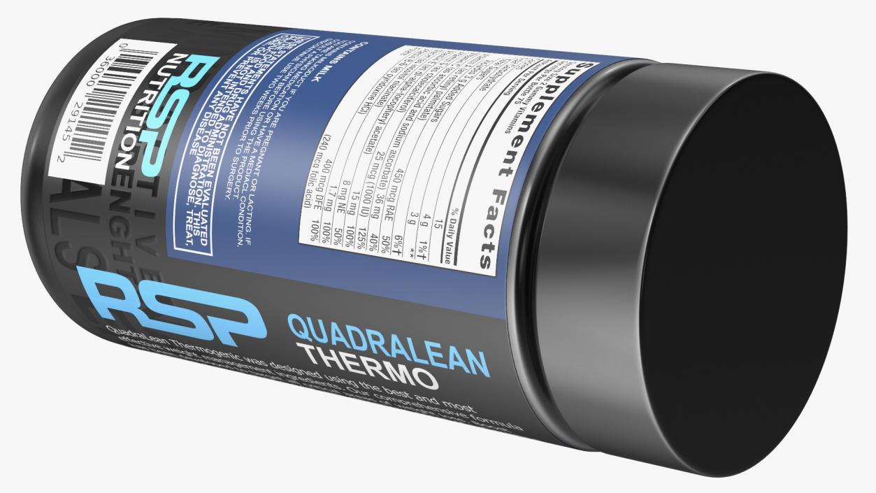 3D QuadraLean Thermo Fat Burner model