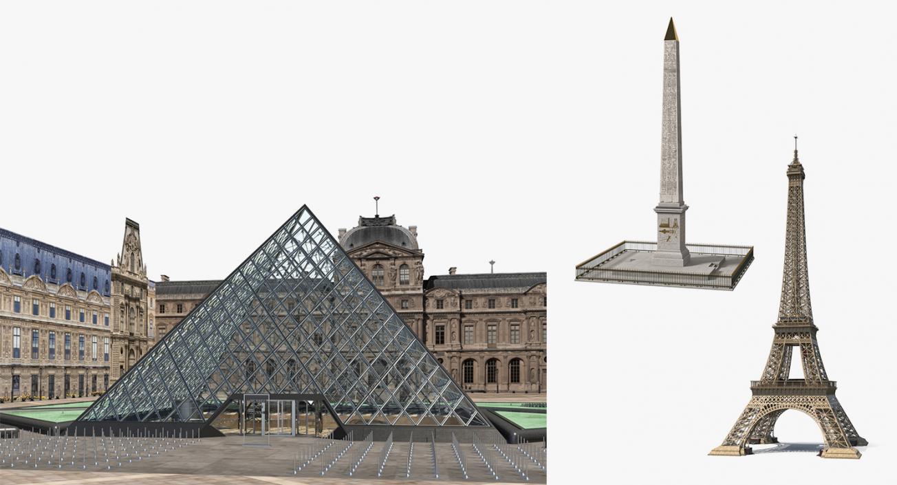 3D Historical France Architecture Collection