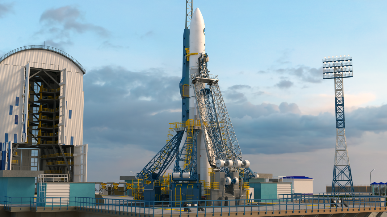 3D European Ariane 6 Launch Vehicle A64