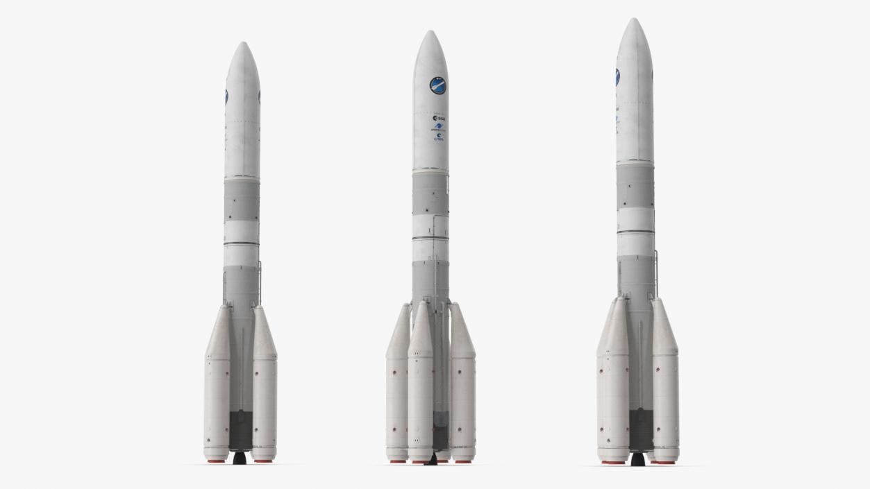 3D European Ariane 6 Launch Vehicle A64