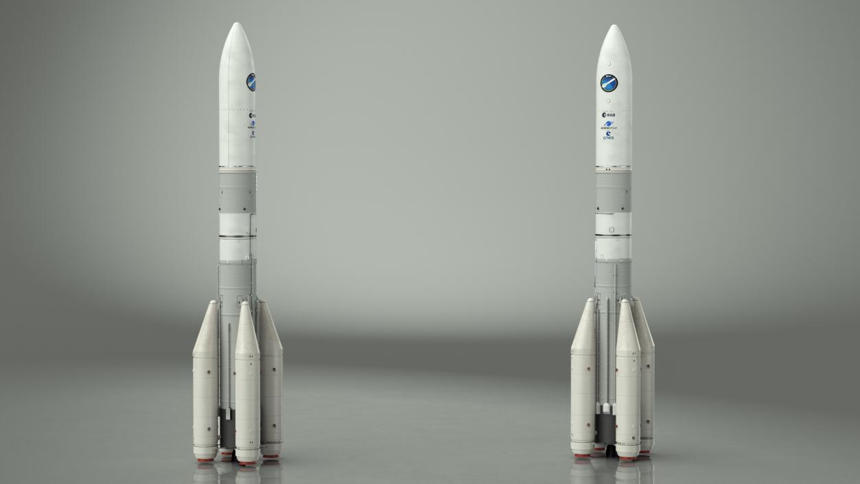 3D European Ariane 6 Launch Vehicle A64