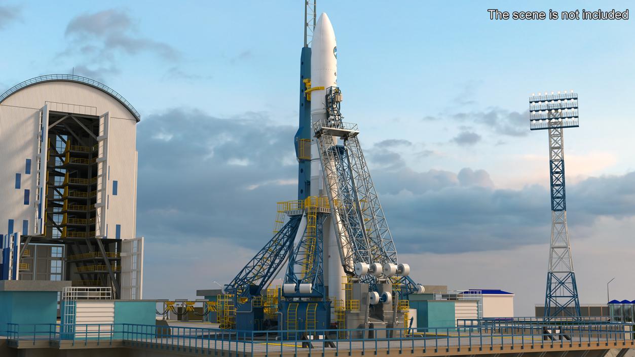 3D European Ariane 6 Launch Vehicle A64