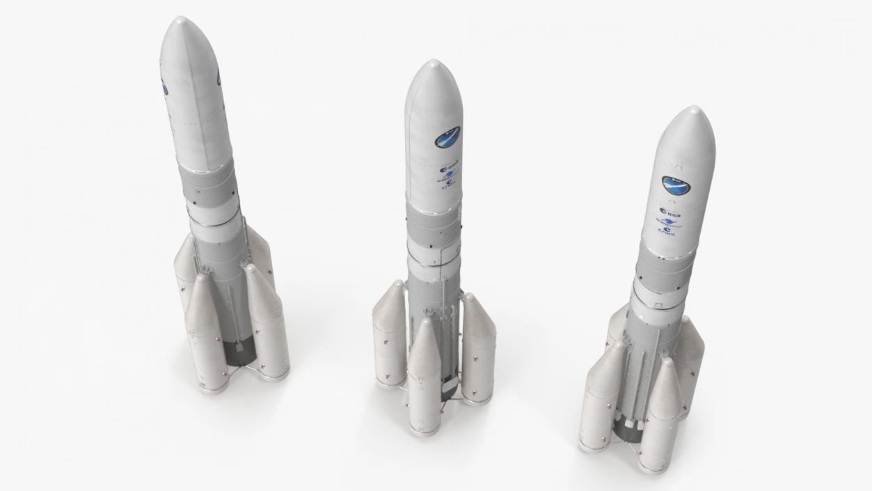 3D European Ariane 6 Launch Vehicle A64