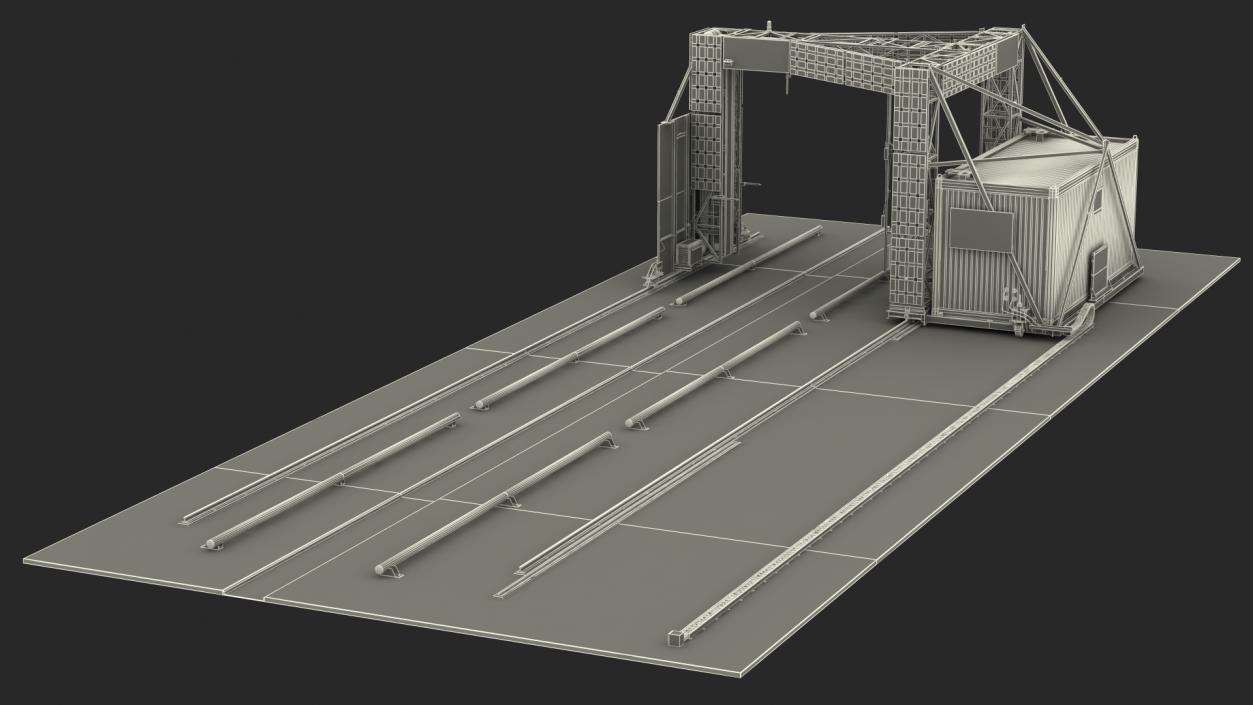 Gantry Inspection System 3D model