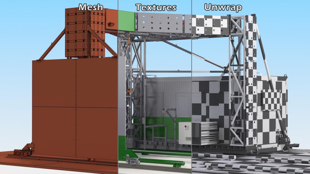 Gantry Inspection System 3D model