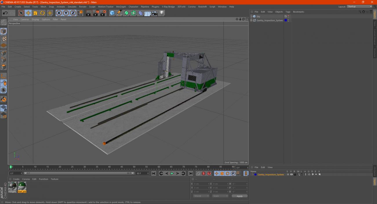 Gantry Inspection System 3D model