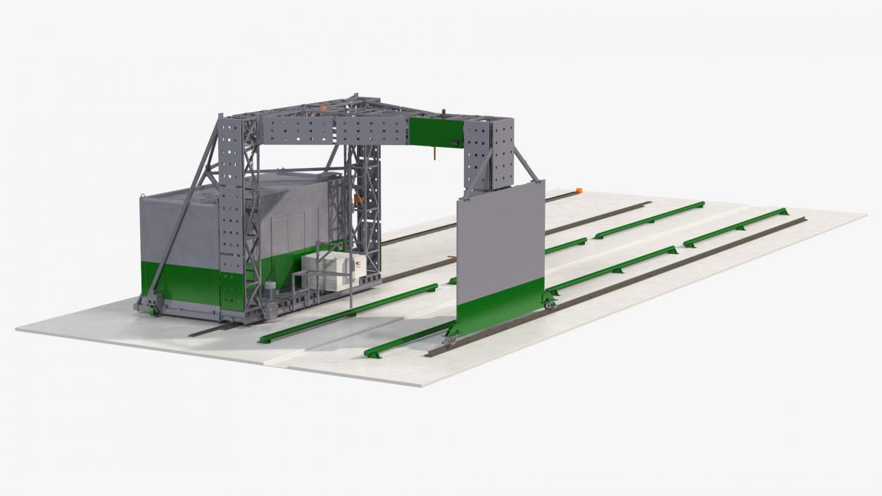 Gantry Inspection System 3D model