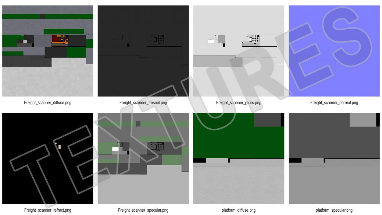 Gantry Inspection System 3D model