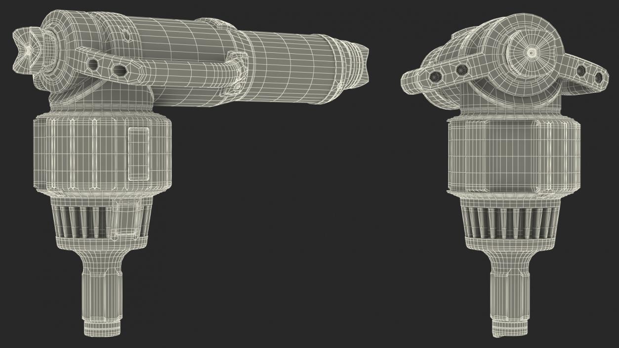 Cordless Rescue Ram Hydraulic Used 3D model