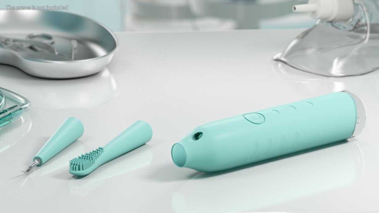 3D model Electric Calculus Remover with Toothbrush Set