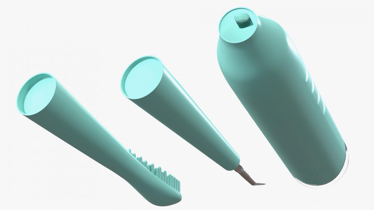 3D model Electric Calculus Remover with Toothbrush Set