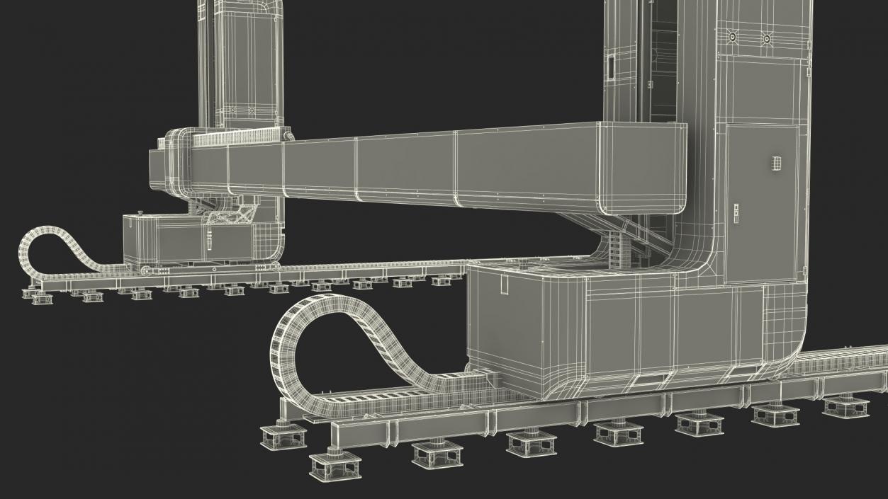 3D House Construction 3D Printer ICON Rigged