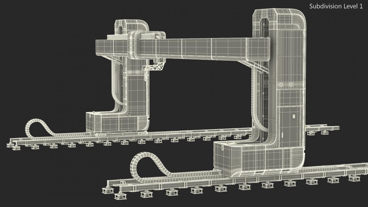 3D House Construction 3D Printer ICON Rigged