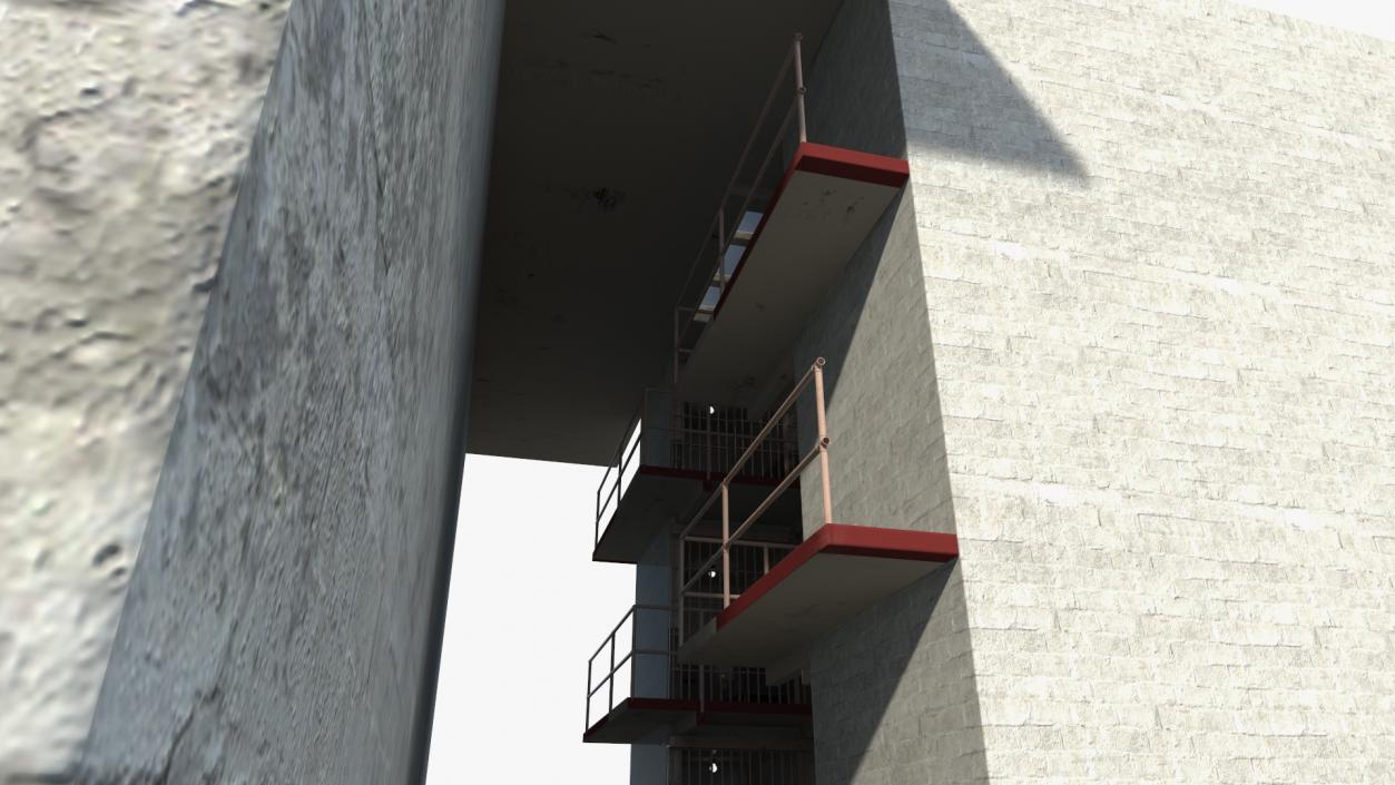 Alcatraz Block Cellhouse 3D model