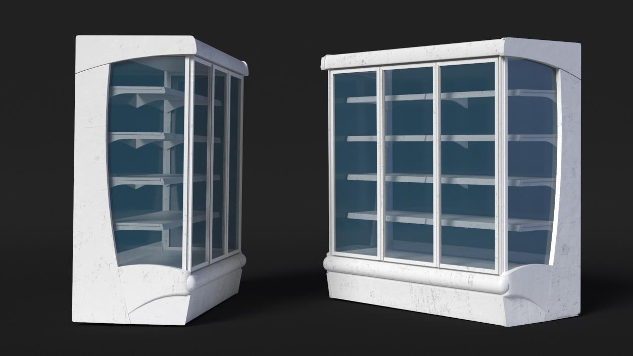 3D model Refrigerator with Shelves