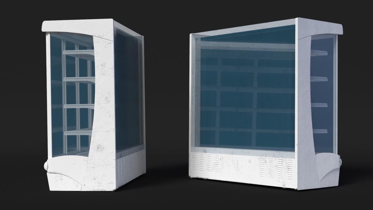 3D model Refrigerator with Shelves