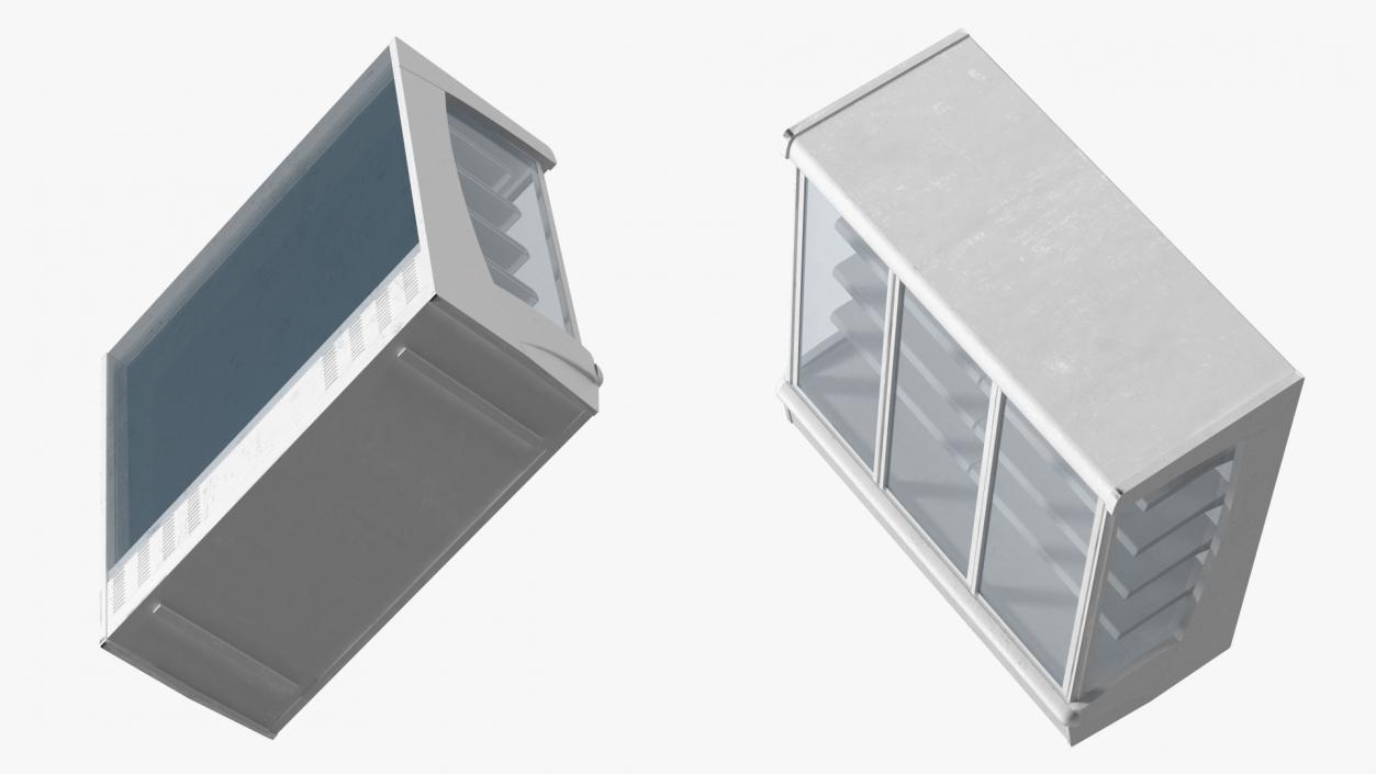 3D model Refrigerator with Shelves