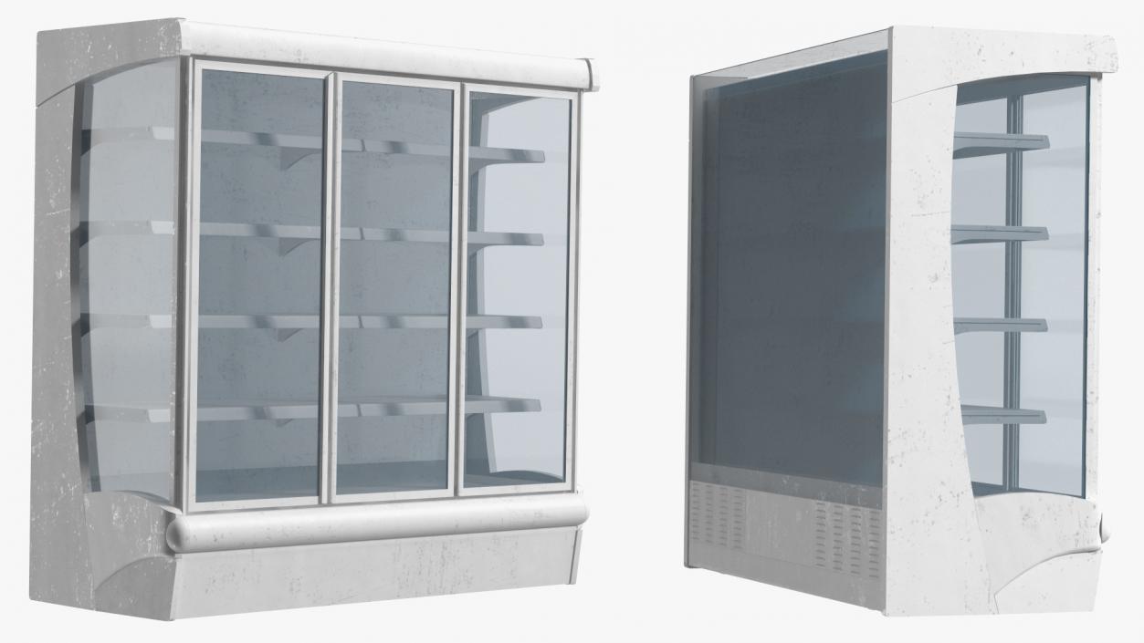 3D model Refrigerator with Shelves