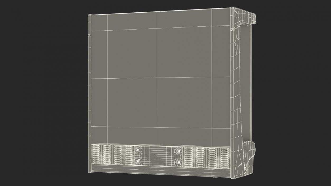 3D model Refrigerator with Shelves