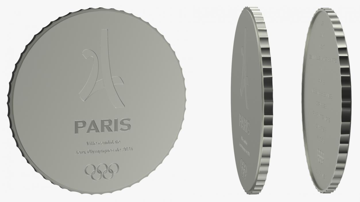 3D model Silver Olympic Medal