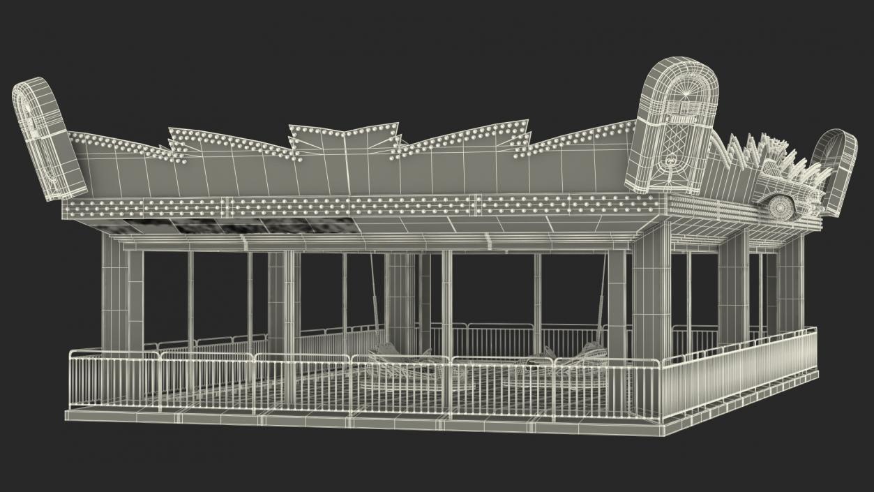 3D model Bumper Cars Pavilion