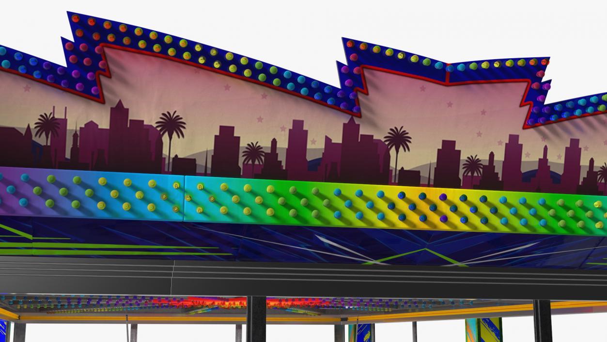 3D model Bumper Cars Pavilion