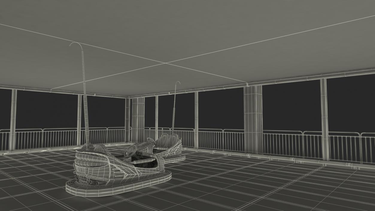 3D model Bumper Cars Pavilion