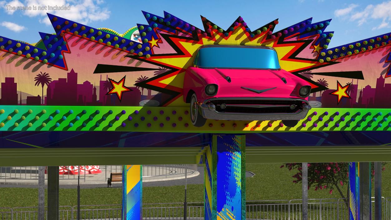 3D model Bumper Cars Pavilion