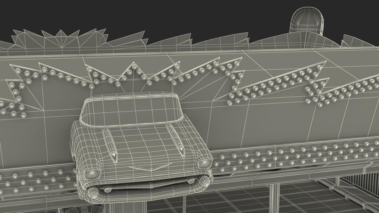 3D model Bumper Cars Pavilion