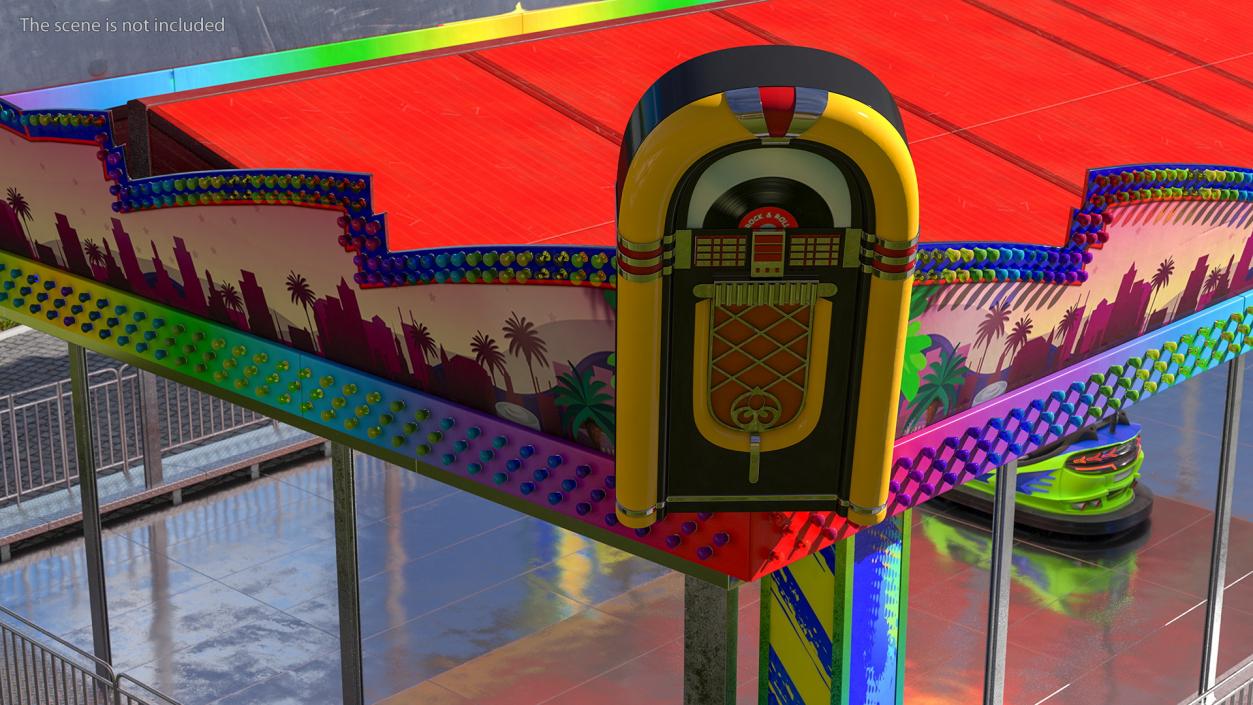 3D model Bumper Cars Pavilion