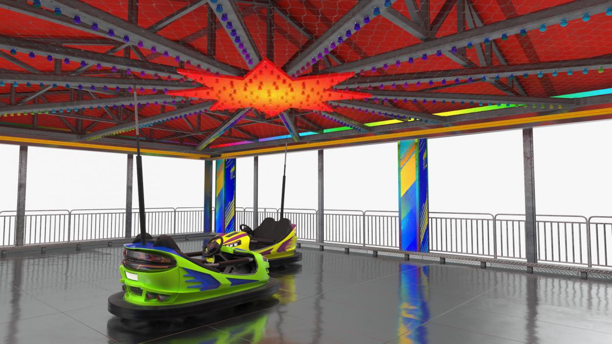 3D model Bumper Cars Pavilion