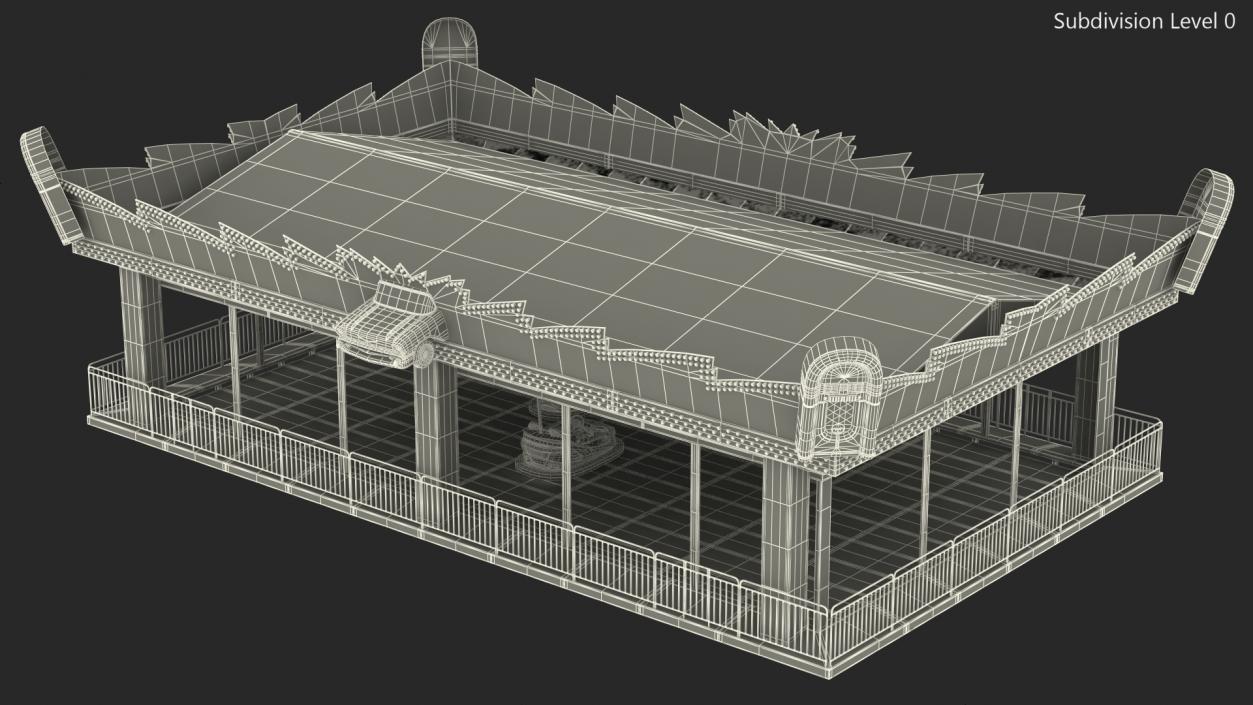 3D model Bumper Cars Pavilion