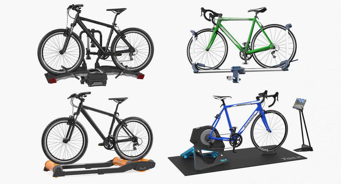 Bikes with Platform Collection 2 3D