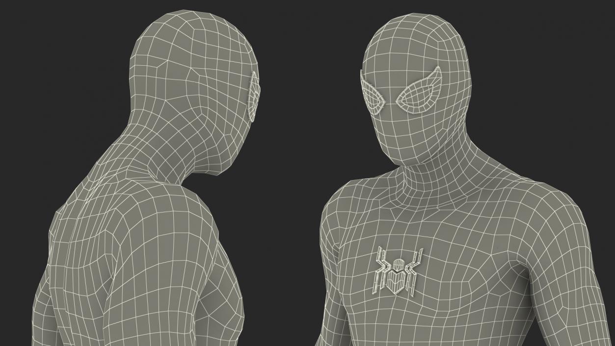 Spider Man Standing Pose 3D model